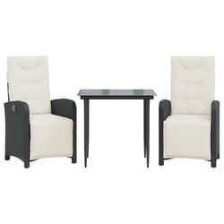 VidaXL 3212521 set mobili da esterno Crema, Bianco