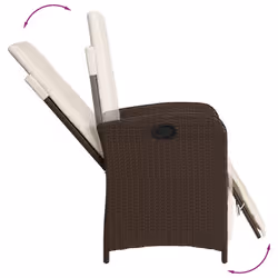 VidaXL 3212542 set mobili da esterno Crema, Bianco - Vista aggiuntiva 5