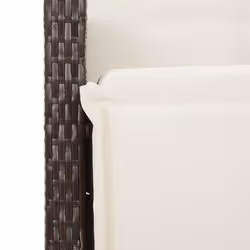 VidaXL 3212542 set mobili da esterno Crema, Bianco - Vista aggiuntiva 6
