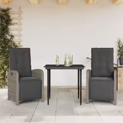 VidaXL 3212556 set mobili da esterno Grigio scuro - Vista aggiuntiva 2