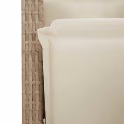 VidaXL 3212577 set mobili da esterno Crema, Bianco - Vista aggiuntiva 6