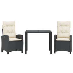 VidaXL 3212631 set mobili da esterno Crema, Bianco
