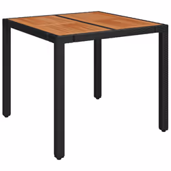 Set da Pranzo da Giardino 5 pz Nero con Cuscini in Polyrattancod mxl 111022 - Vista aggiuntiva 3