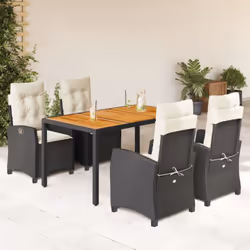 Questo set da pranzo da giardino è un'ottima scelta per pranzare all'aperto o per rilassarvi in giardino, in cortile, o sul p ...