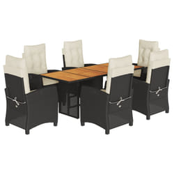 VidaXL 3212709 set mobili da esterno Nero