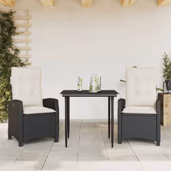 VidaXL 3212722 set mobili da esterno Crema, Bianco - Vista aggiuntiva 2