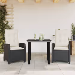 VidaXL 3212734 set mobili da esterno Crema, Bianco - Vista aggiuntiva 2
