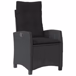 VidaXL 3212754 set mobili da esterno Nero - Vista aggiuntiva 5