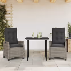 VidaXL 3212782 set mobili da esterno Grigio scuro - Vista aggiuntiva 2