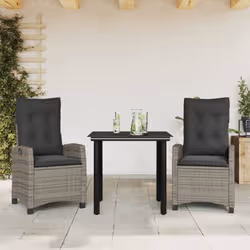 VidaXL 3212794 set mobili da esterno Grigio scuro - Vista aggiuntiva 2