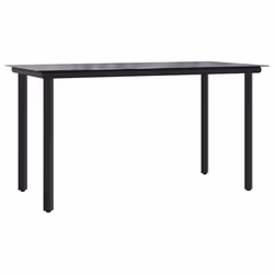 Set da Pranzo da Giardino 5 pz con Cuscini Beige in Polyrattancod mxl 111051 - Vista aggiuntiva 3
