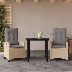 VidaXL 3212834 set mobili da esterno Grigio chiaro - Vista aggiuntiva 2
