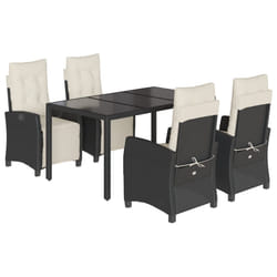 VidaXL 3212884 set mobili da esterno Crema, Bianco