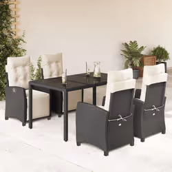 VidaXL 3212884 set mobili da esterno Crema, Bianco - Vista aggiuntiva 2