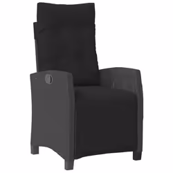 Set da Pranzo da Giardino 5 pz Nero con Cuscini in Polyrattancod mxl 88596 - Vista aggiuntiva 3