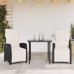 VidaXL 3212956 set mobili da esterno Crema, Bianco - Vista aggiuntiva 2