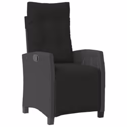 Set da Pranzo da Giardino 7 pz Nero con Cuscini in Polyrattancod mxl 116131 - Vista aggiuntiva 3