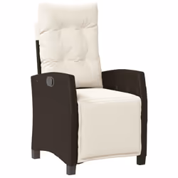 Set da Pranzo da Giardino 9pz con Cuscini Marrone in Polyrattancod mxl 87079 - Vista aggiuntiva 3