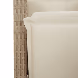 VidaXL 3213012 set mobili da esterno Crema, Bianco - Vista aggiuntiva 6