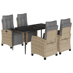 VidaXL 3213026 set mobili da esterno Grigio chiaro