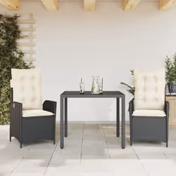 VidaXL 3213061 set mobili da esterno Crema, Bianco - Vista aggiuntiva 2