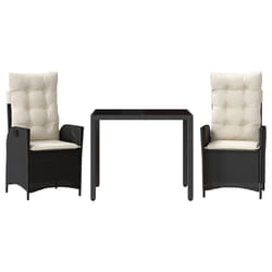 VidaXL 3213062 set mobili da esterno Crema, Bianco