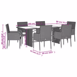 VidaXL 3213512 set mobili da esterno - Vista aggiuntiva 7