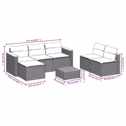 VidaXL 3213537 set mobili da esterno - Vista aggiuntiva 7