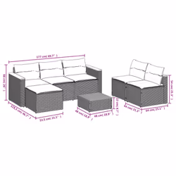 VidaXL 3213538 set mobili da esterno - Vista aggiuntiva 7