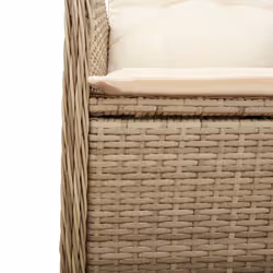 VidaXL 365703 sedia da esterno Resina, Acciaio Crema, Bianco - Vista aggiuntiva 8