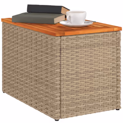 VidaXL 366069 tavolo da esterno Beige, Marrone - Vista aggiuntiva 4