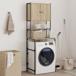 Mobile per Lavatrice Rovere Sonoma 68x48,5x194 cm - Vidaxl