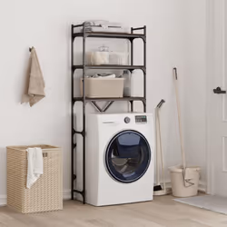 Scaffale per Lavatrice Rovere Marrone 67x25x163 cm Multistratocod mxl 86316 - Vista aggiuntiva 3