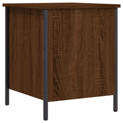 Panca Portaoggetti Rovere Marrone 40x42,5x50 Legno Multistratocod mxl 85868 - Vista aggiuntiva 2