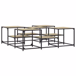 vidaXL Tavolino Salotto Rovere Sonoma 121x121x40 cm Legno Multistrato - Vista aggiuntiva 2