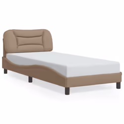 Giroletto con Testiera Cappuccino 90x190 cm in Similpellecod mxl 90674 - Vista aggiuntiva 2