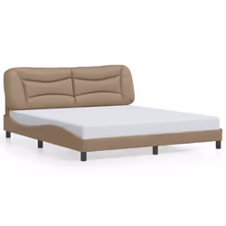 Giroletto con Testiera Cappuccino 180x200 cm in Similpellecod mxl 114646 - Vista aggiuntiva 2