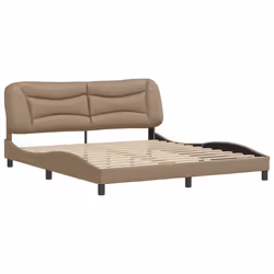 Giroletto con Testiera Cappuccino 180x200 cm in Similpellecod mxl 114646 - Vista aggiuntiva 3