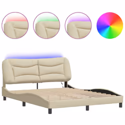 VidaXL 3213716, Crema, 1650 mm, 2,18 m, 745 mm, 1600 x 2000 mm, 1 pz