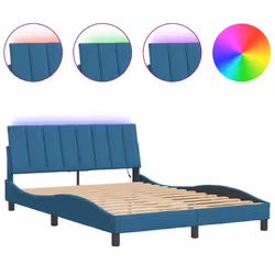 VidaXL 3213773, Blu, 1250 mm, 2,18 m, 745 mm, 1200 x 2000 mm, 1 pz