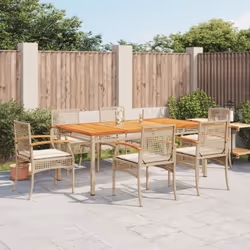 Questo set da pranzo da giardino è un'ottima scelta per pranzare all'aperto o per rilassarvi in giardino, in cortile, o sul p ...