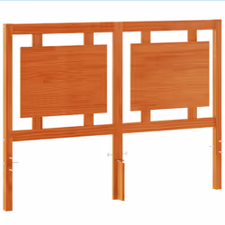 vidaXL Testiera Marrone Cera 135 cm in Legno Massello di Pino - Vista aggiuntiva 2