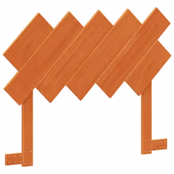 vidaXL Testiera Marrone Cera 100 cm in Legno Massello di Pino - Vista aggiuntiva 2