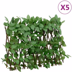 Questo traliccio di edera artificiale può essere utilizzato per decorare le pareti del giardino e creare uno spazio esterno p ...