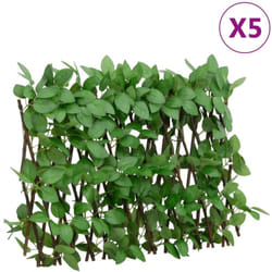 Vidaxl - Traliccio Edera Artificiale Espandibile 5 pz Verde 180x30 cm
