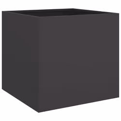 Fioriera Nera 49x47x46 cm in Acciaio Laminato a Freddocod mxl 88179 - Vista aggiuntiva 2