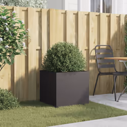 Fioriera Nera 49x47x46 cm in Acciaio Laminato a Freddocod mxl 88179 - Vista aggiuntiva 3