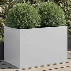 Vidaxl - Fioriera Argento 62x40x39 cm in Acciaio Zincato 68924