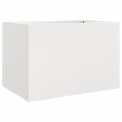 Fioriera Bianca 62x47x46 cm in Acciaio Laminato a Freddocod mxl 90385 - Vista aggiuntiva 2