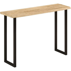 Tavolo Consolle Bordi Vivi 105x33x76 cm Legno Massello di Mango Vidaxl 653642